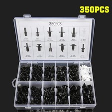 350x Push Pin Rivet Fastener Moulding Clip For Car Body Fender Bumper Door Trim