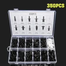 350x Push Pin Rivet Fastener Moulding Clip For Car Body Fender Bumper Door Trim