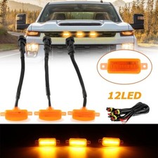 3x Raptor Ámbar LED Parrilla Delantera Luces Lámpara de Correr para Ford F150 F250 F350