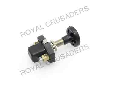 ON/OFF PUS/HPULL SWITCH 5AMP+SCREW TERMINALS LONG THREAD ROD FITS WILLYS #G195