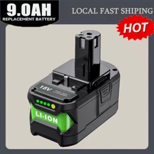 For RYOBI P108 18V One+ Plus High Capacity Battery 18 Volt Lithium-Ion New 9.0Ah