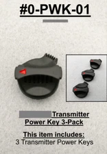 3 Pack 0-PWK-01 Key Cap Fits Magnetek Transmitter Start Power On Flex Button