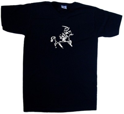 Horse Warrior T-Shirt mit V-Ausschnitt