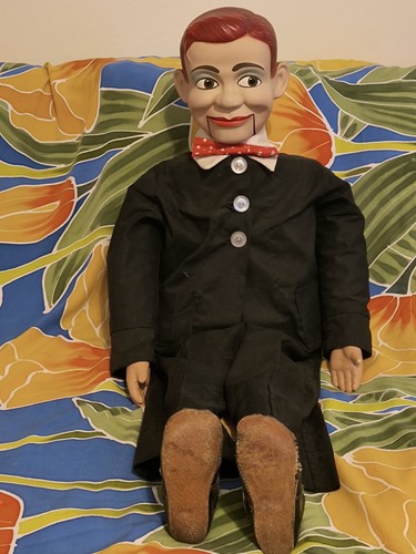 Working JERRY MAHONEY 32" Semi-Professional Ventriloquist Dummy - 1950s