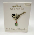 Hallmark Keepsake Beauty of Birds Black-Capped Chickadee MINIATURE Ornament 2011