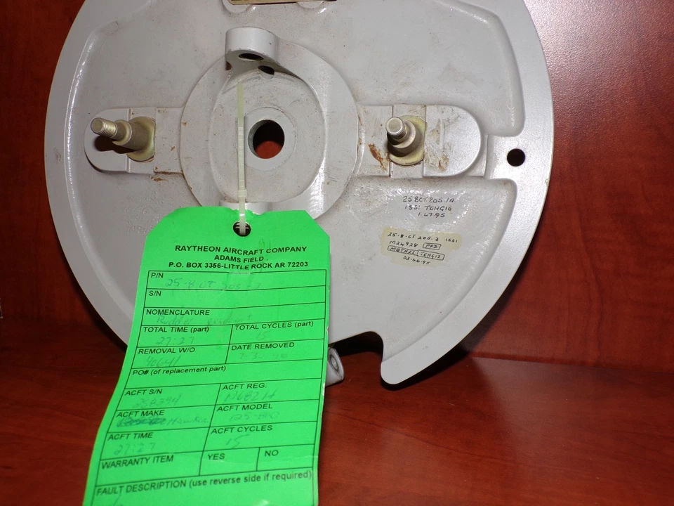 Hawker Aircraft Rudder Quadrant 25-8-CT 205-3 - Image 3 of 4