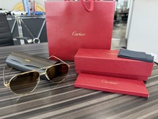 Cartier CT0298S 002 Santo De Cartier 59MM Pilot Sunglasses