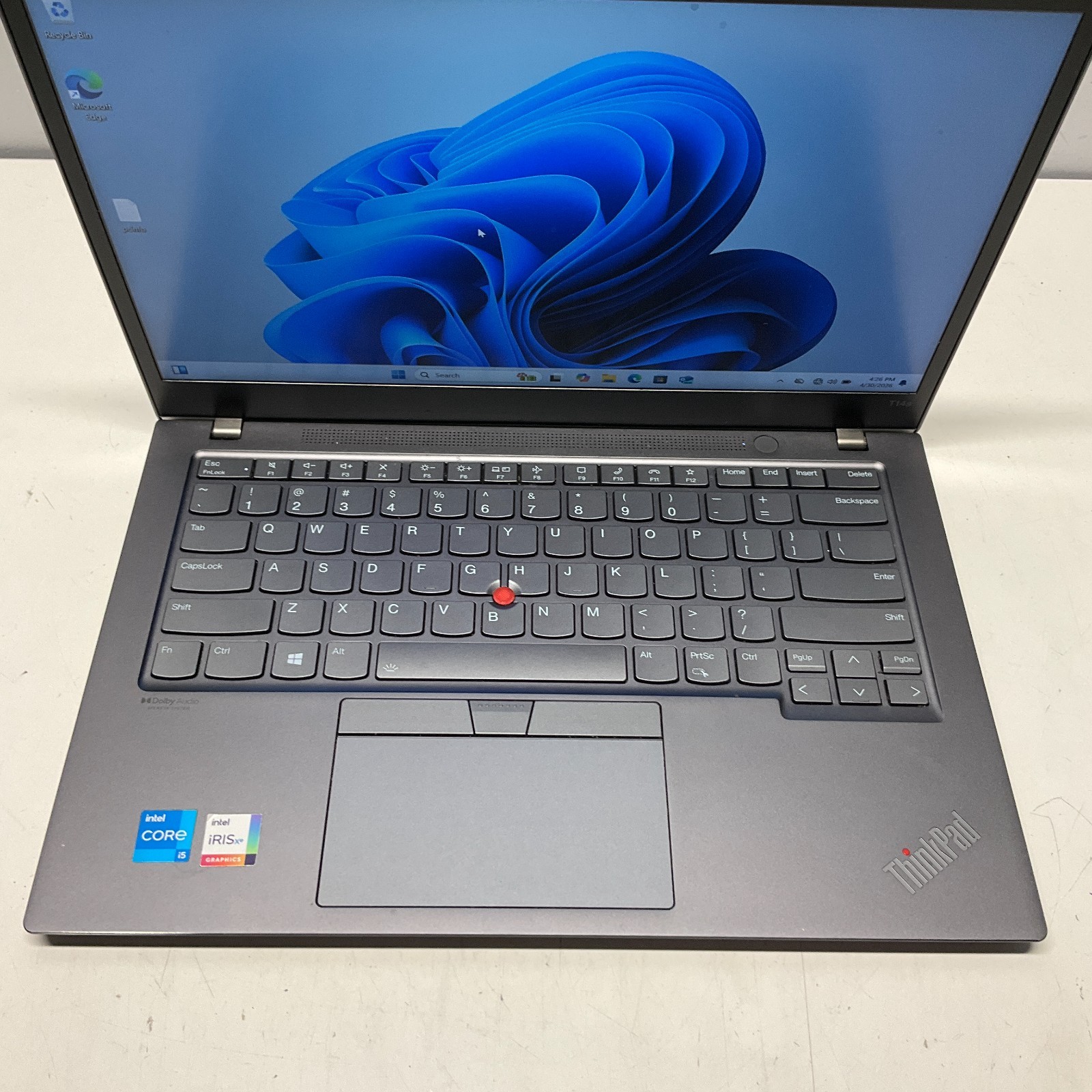 Lenovo ThinkPad T14S GEN 2I, 14-Inch Laptop, with Intel Core i5-1135G7, 128 GB SSD (Solid State Drive), Windows 11 Pro