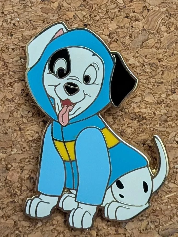 Disney Pin Patch in Blue Raincoat 101 Dalmations Loungefly 2023