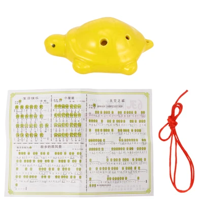 1 Set Ocarina Flute Turtle Shape Ocarina Adorable Beginner Students Ocarina - Image 1 of 4