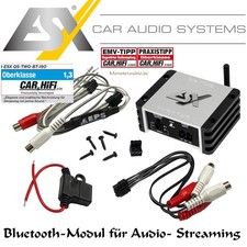 ESX QS-TWO-BT digitaler Bluetooth Mini 2-Kanal Auto Verstärker 380Watt Subwoofer