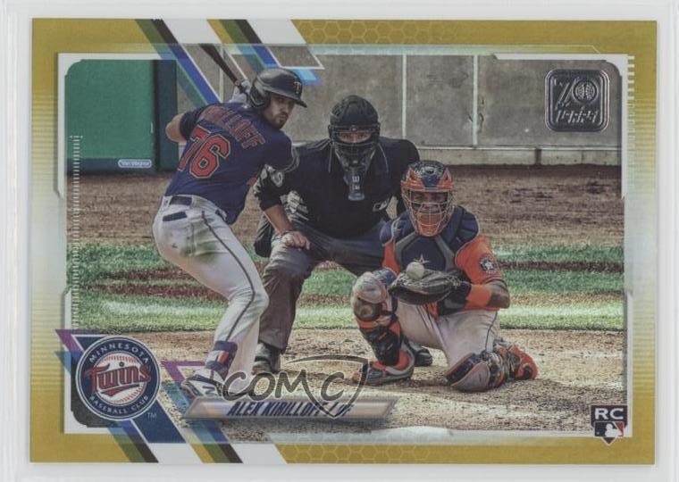 2021 Topps Gold Foil Alex Kirilloff #413 Rookie RC yk0