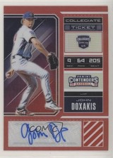 2018 Panini Elite Extra Edition Red Prizm 50/100 John Doxakis #USA-JD Auto 1c9