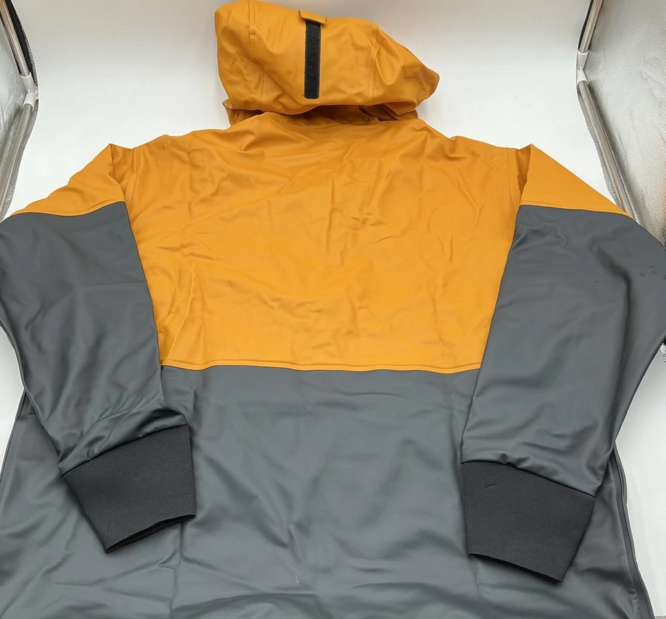 Ropa de trabajo Helly Hansen para hombre Roan impermeable lluvia anorak-negro/naranja-talla: M Foto 4 de 4
