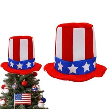For National For Celebration Patriotic Hat 28x22x5.5cm Star Stripe Decor