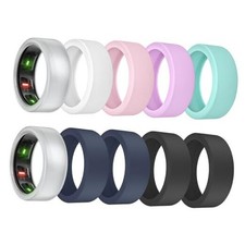 10 Pack S 6/7/8/9/10/11 2 Black/2 Clear/2 NightBlue/White/Teal/Purple/Pink