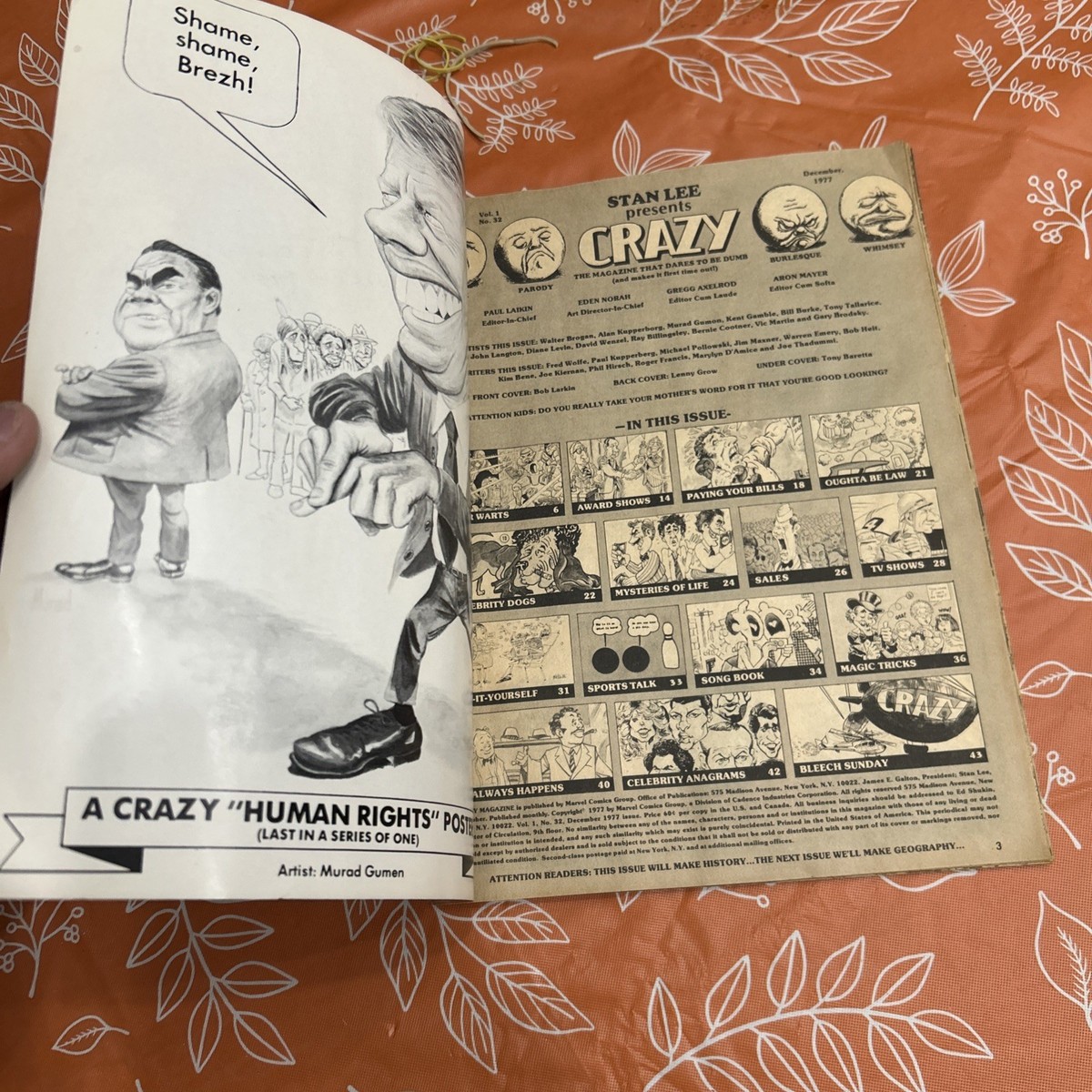 Vintage Crazy Magazine by Stan Lee Dec. 1977 Stamp Out Star Wars
