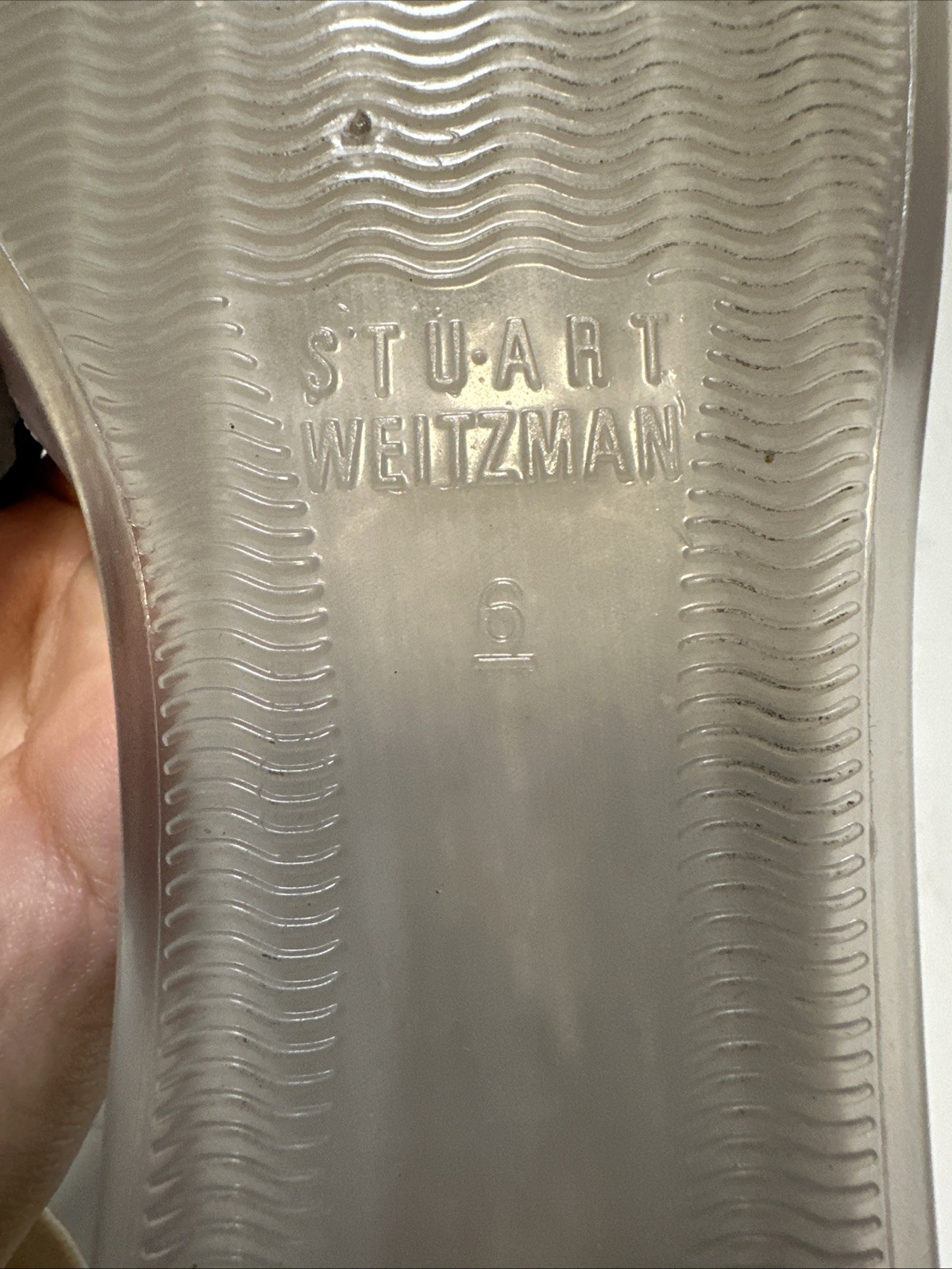 STUART WEITZMAN Bloomed translucent jelly thong W… - image 10