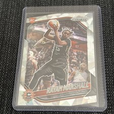 2025 Panini Prizm WNBA- Ice Prizm #47 Rayah Marshall RC- Connecticut Sun