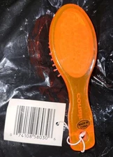 Conair Y2K Small Travel Mini Brush Orange Plastic 4.5"