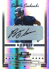 2006 Donruss Threads Ben Obomanu #278 Auto 851/999