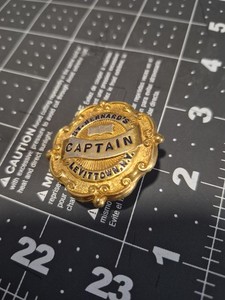 Vintage St. Bernard's Captain Levittown, N.Y. Badge. 052626