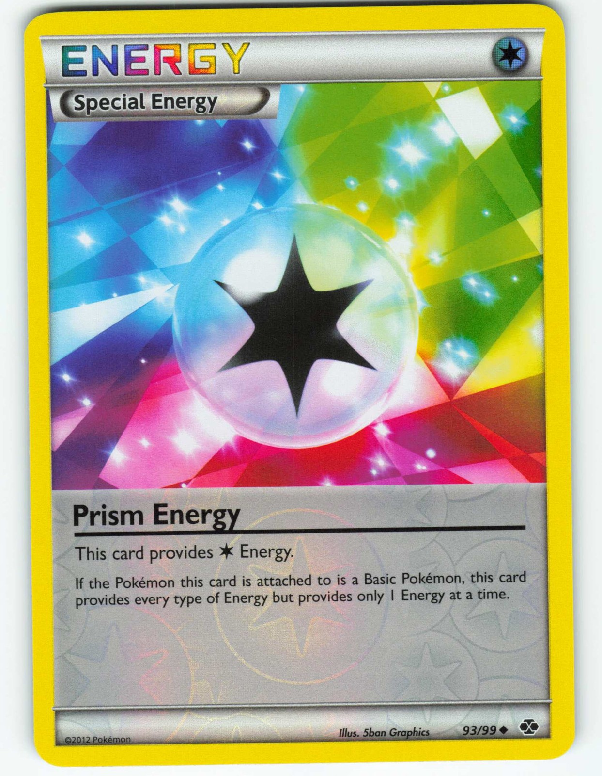 Prism Energy - Reverse Holo - 93/99 Next Destinies - Pokémon TCG - 2012