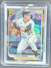 2024 Bowman #61 Henry Davis Chrome Mojo Refractors