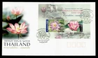 DR WHO 2002 AUSTRALIA FDC JOINT ISSUE THAILAND DIPLOMATIC S/S FLOWER R80021