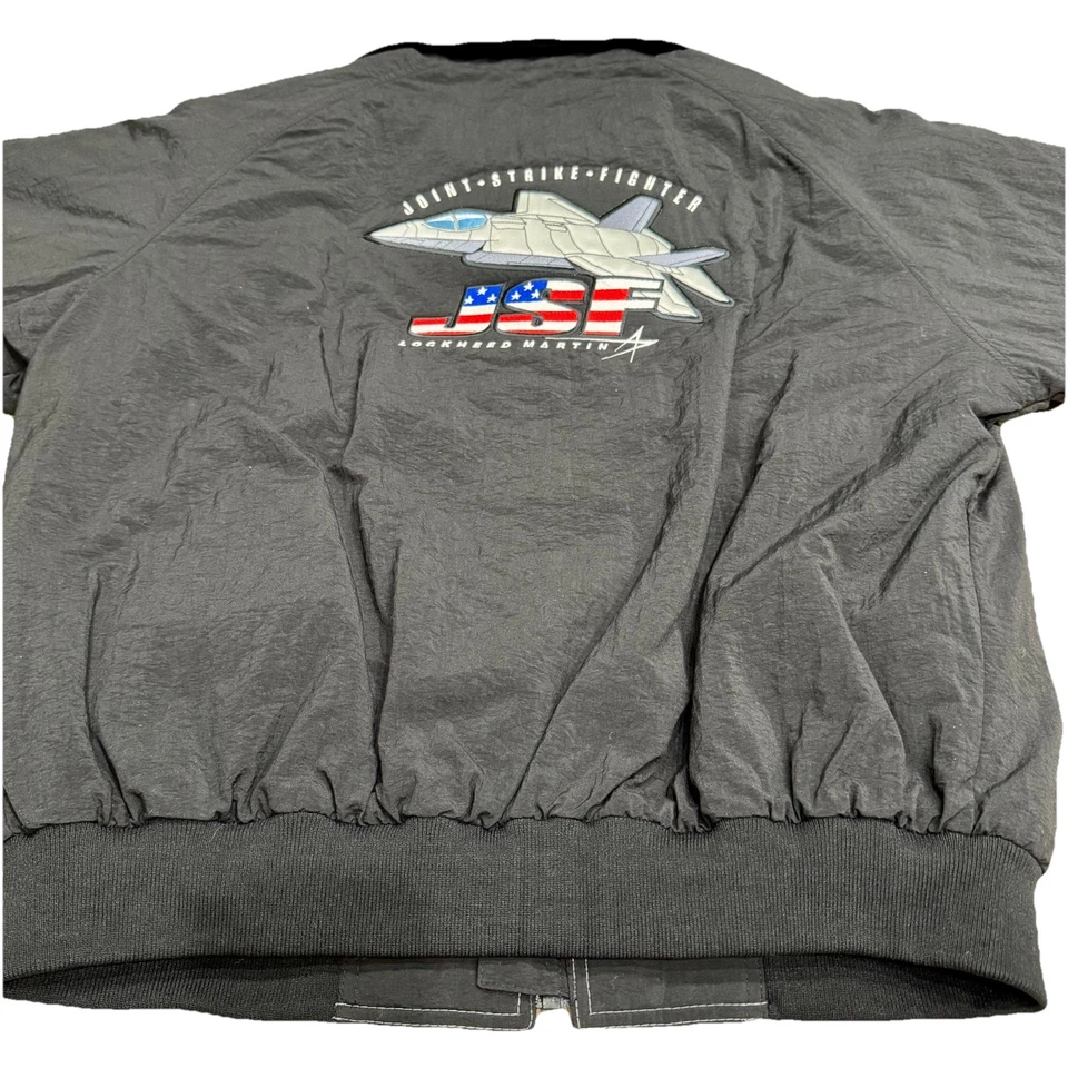 Vtg Men’s Air Force Joint Strike F-35 Blk Bomber Jacket,Sz XL, Port Authority - Image 3 of 4