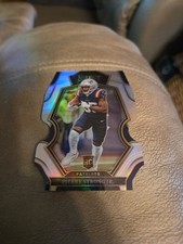 Pierre Strong Jr. 2022 Panini Prizm Premier Level Silver Die Cut RC #168