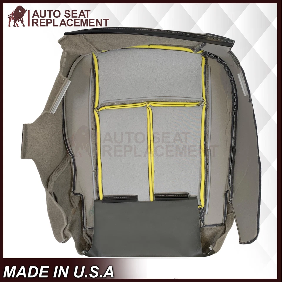 Cubierta de asiento inferior del conductor gris tela para Nissan NV1500 NV2500 NV3500 2012-2021 Foto 2 de 4