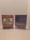 TABOO/SAY ANYTHING PARTY GAMES LOT BRAND NEW SEALED 2 COMPLETE GAMES! AGES 13+  — photo 1