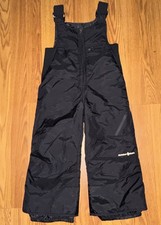 Snow Bibs Ski Pants outdoor gear kids Black Size 4 Overalls Unisex Zipper
