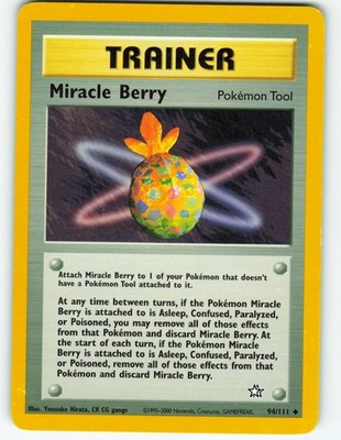 Miracle Berry - 94/111 Neo Genesis - Pokémon TCG - 2000