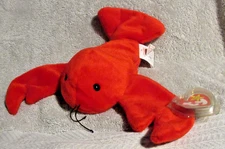 Ty Beanie Baby Pinchers the Lobster DOB June 19, 1993 MWMT Free  Shipping