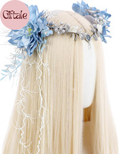 Woodland Flower Fairy Crown - Forest Elf Crown with Vines for Renaissance Access