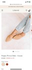 Liberte Prague Woven Mule Cream Leather Slip On Sandals Women's Size Us 7 Nwt