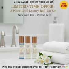 3 Pack 10ml Roll-On Body Oil Bundle   Scented Fragrance Perfume Travel Set