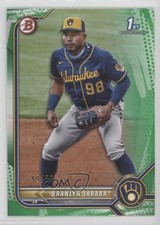 2022 Bowman Prospects Green Pattern Border 49/99 Branlyn Jaraba #BP-15 fm0