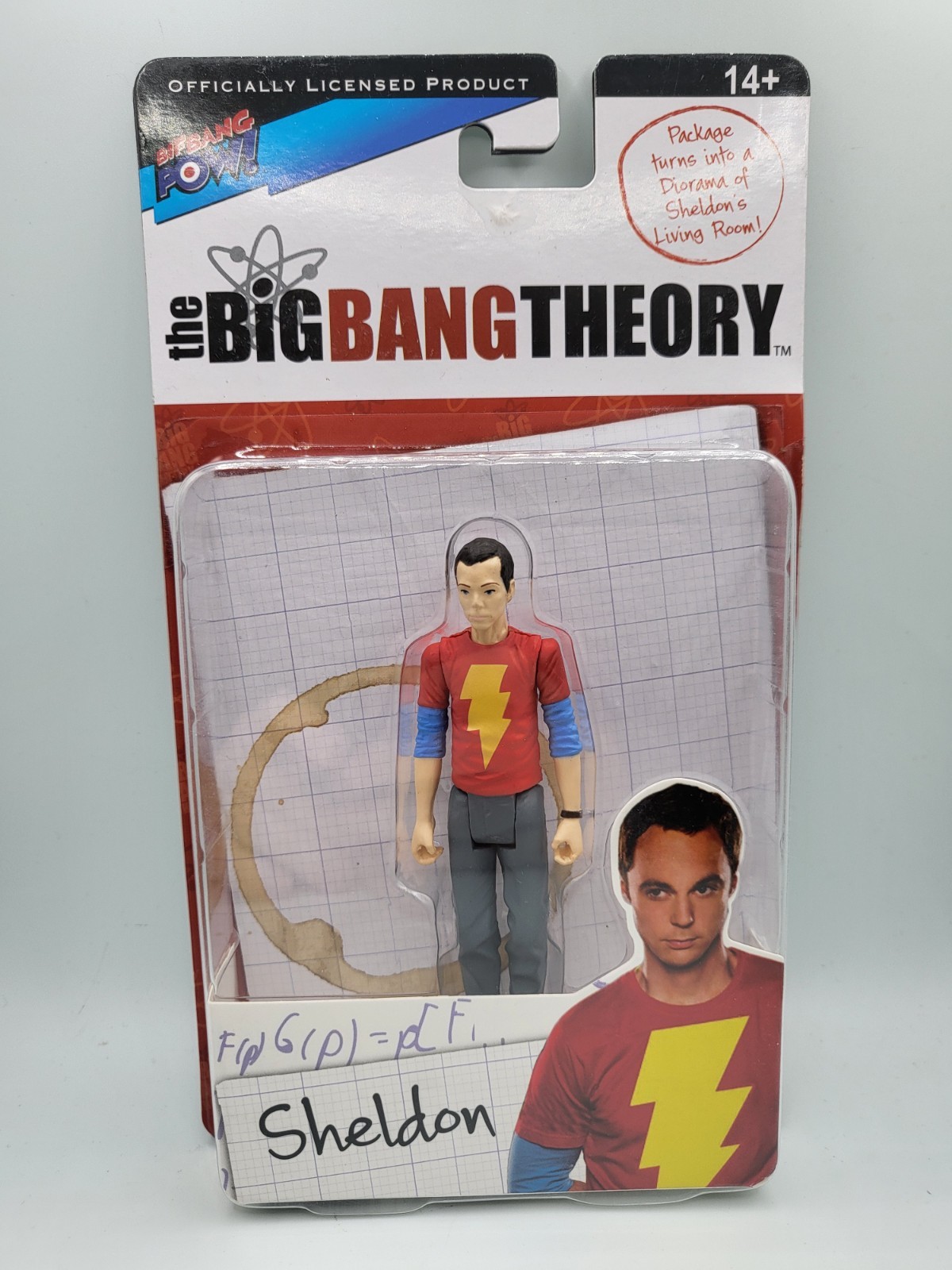 Sheldon Figure In Shazam Shirt Exclusive Edition The Big Bang Theory