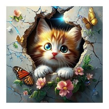 Gnome Flowers Diamond Painting Kit 5D DIY Full Drill Wall Art Decor Kit DIY Art