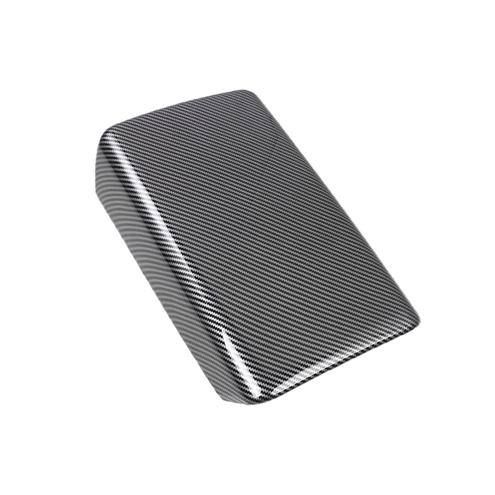 Center Console Armrest Cover Bright Carbon Fibre Look for Tesla Model 3 17-23