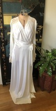 Vintage 60 s Hollywood Starlet Charles Grahame Ivory Robe For Harrods
