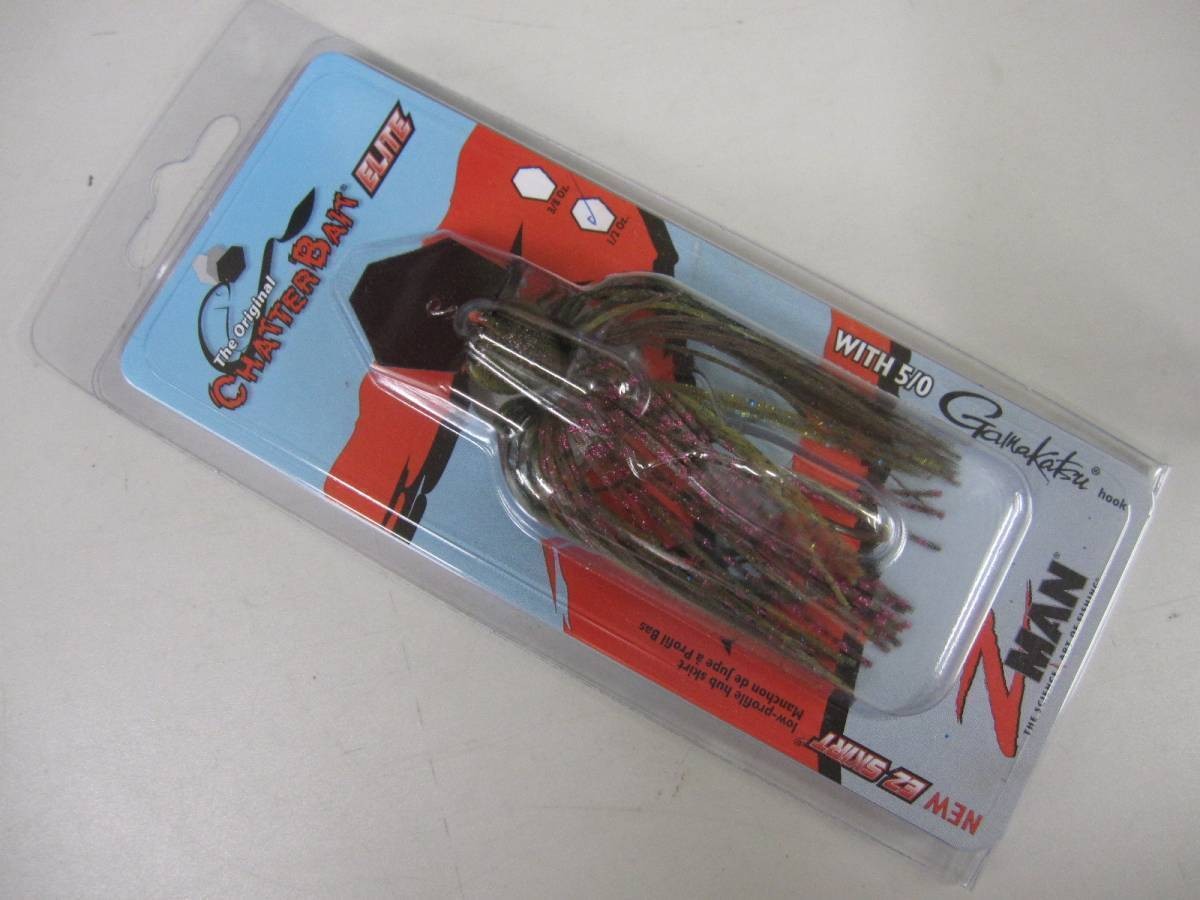 Z-MAN Chatterbait Elite 1/2oz Bluegill New Z-MAN Lures - Image 3
