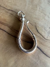 ANTIQUE Victorian Watch Chain  Fob Hook Gold Fill