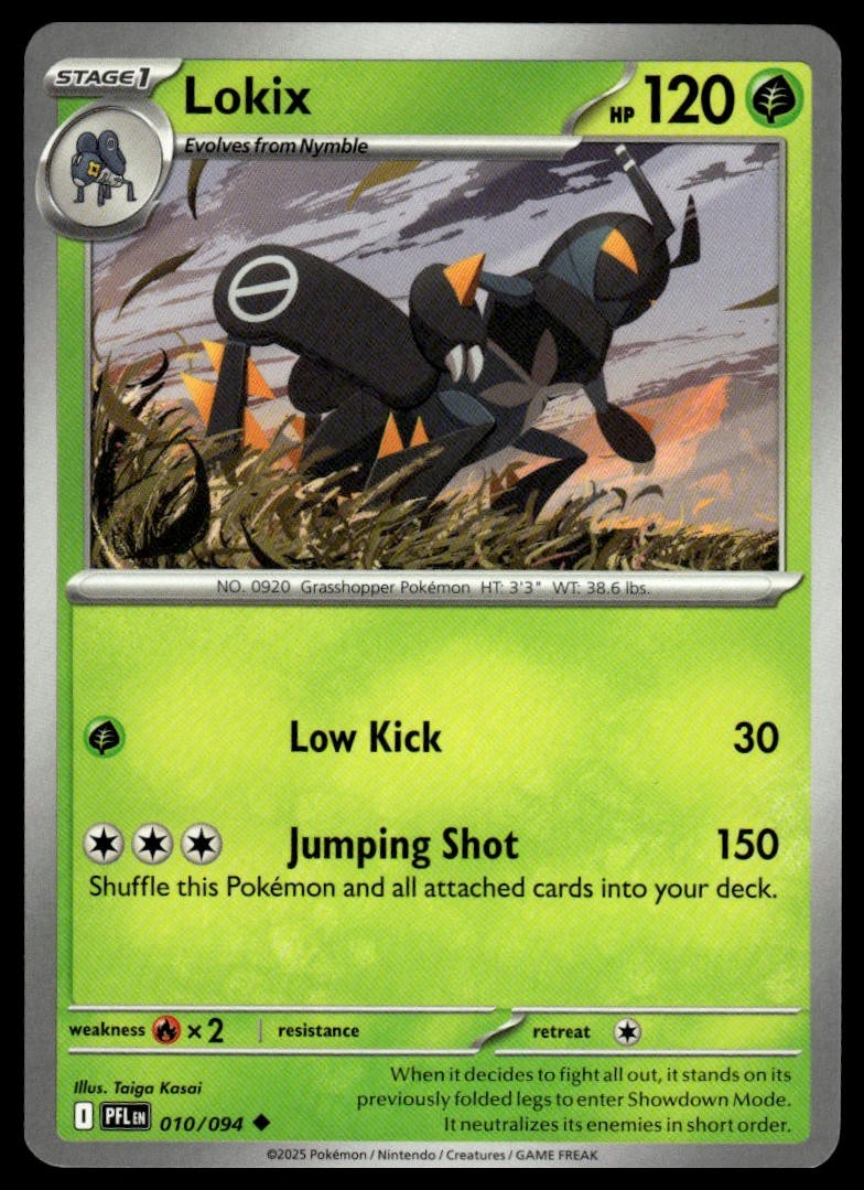 Lokix ME02: Phantasmal Flames 010/094 Normal NM