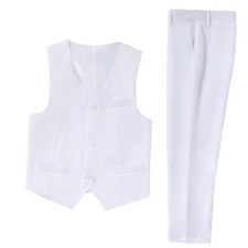 Boy's Formal Suits Set 3T 2pc White