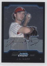 2004 Bowman Draft Chrome JA Happ #BDP77 c7z