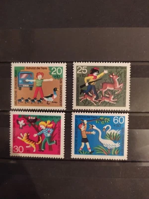 BRD , 1972 , Jugend , Tierschutz , Satz , postfrisch - Bild 1 von 2